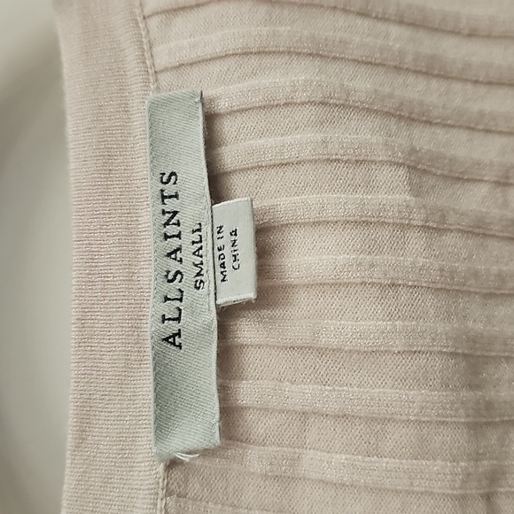 Beige, Cropped, Y2k, Ribbed, Button-Up Sweater, Top, Long Sleeve, Luxury, Cozy - Picture 3 of 5